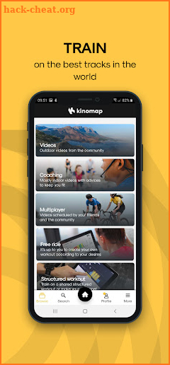 Kinomap screenshot
