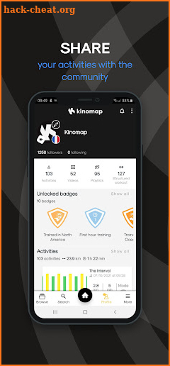 Kinomap screenshot