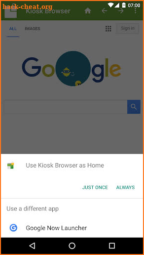Kiosk Browser Lockdown screenshot