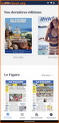 Kiosque Figaro : Journal et Magazines en PDF screenshot