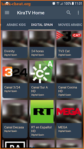 Kira IPTV screenshot
