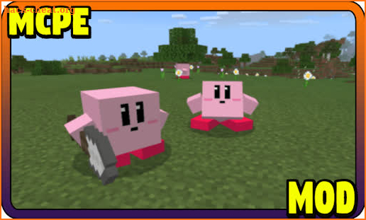 Kirby 4D skin and Mod MCPE - Minecraft Mod screenshot