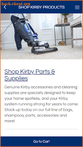 Kirby Vacuum Owner Resources screenshot