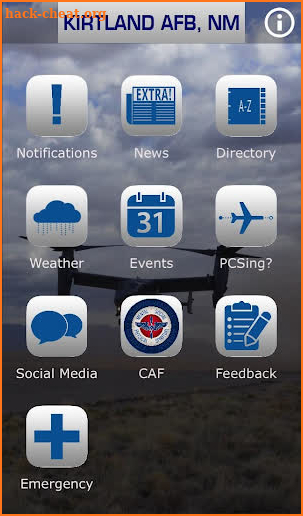 Kirtland Air Force Base screenshot