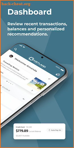 Kirtland CU Mobile Banking screenshot