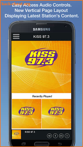 KISS 97.3 screenshot