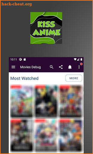 Kiss Anime HD Player screenshot