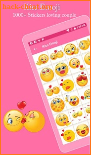 Kiss Emoji - Couple Kiss Stickers screenshot