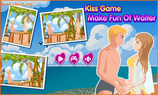 Kiss Game : Make Fun Of Waiter screenshot