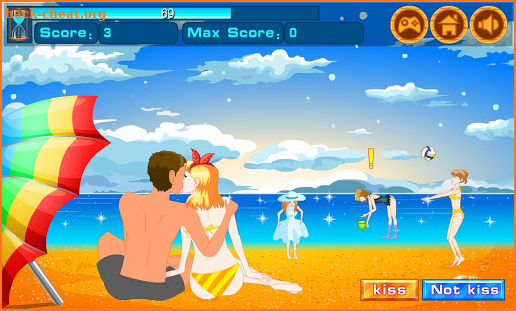 Kiss games - True Love Kiss for boy and girls screenshot