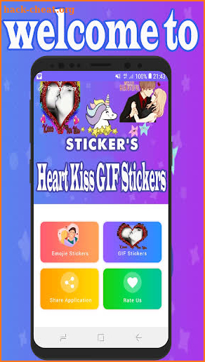 Kiss GIF Stickers For WhatsApp 2020 WAStickerApps screenshot