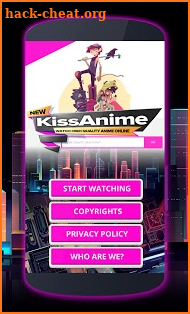 Kissanime-tv : free web browser screenshot