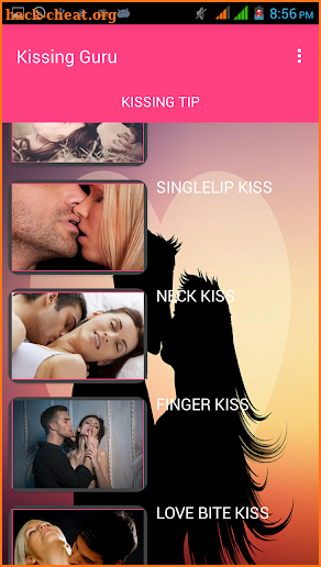 KISSING DATING TIPS & TRICKS screenshot