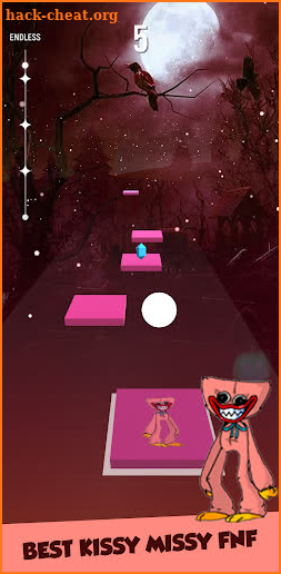 Kissy Missy Vs FNF Tiles Game screenshot