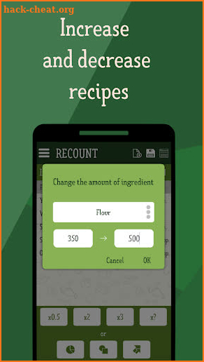 Kitchen Assistant - Recounting Ingredients. Timers screenshot