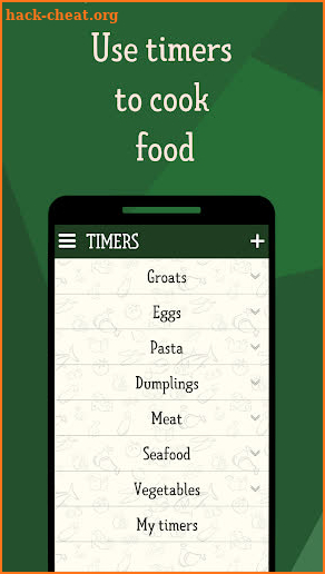 Kitchen Assistant - Recounting Ingredients. Timers screenshot