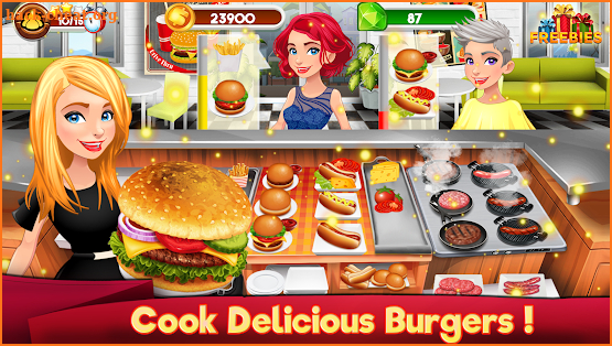 Kitchen Chef Cooking Games Madness Cook Restaurant screenshot