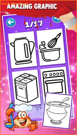 Kitchen Cooking Coloring Pages -Kids Coloring Book screenshot