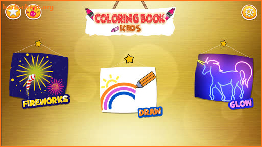 Kitchen Glitter Coloring Book - Kids Drawing Pages screenshot