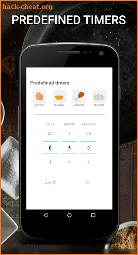 kitchen timer app :  professional cooking timer screenshot