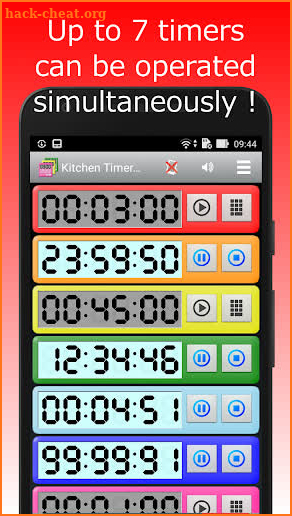 Kitchen Timer Multi screenshot