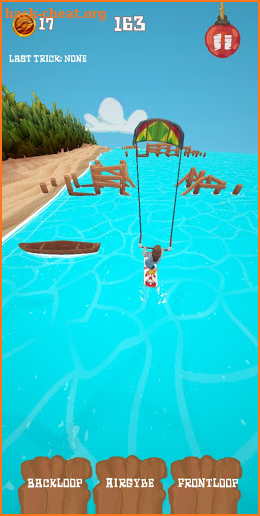 Kite Game - Daredevil Dan Flexifoil Kitesurf Sport screenshot