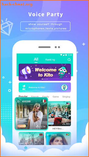 Kito - Chat with fun, Free group chat screenshot