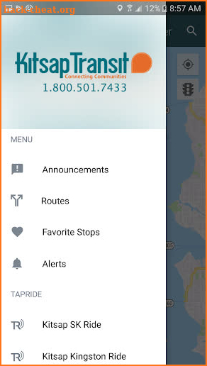 Kitsap Transit Tracker screenshot