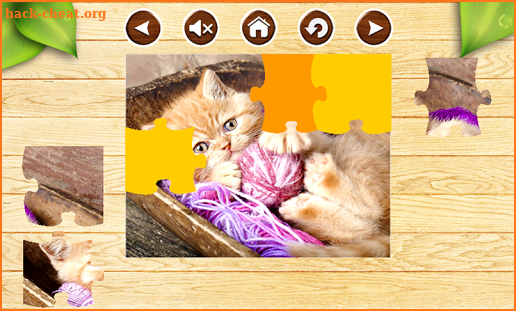 Kitten Cat Jigsaw Puzzles Brain Game for Kids Free screenshot