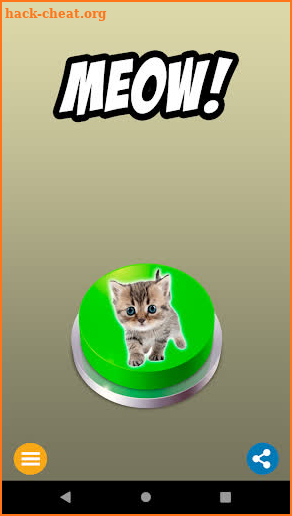 Kitten Cat Meow Button screenshot