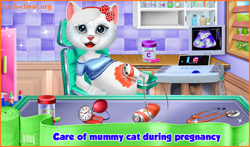 Kitten Newborn Doctor Clinic Checkup Game screenshot