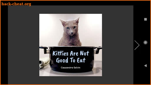 Kitties Are Not Good To Eat Reader screenshot