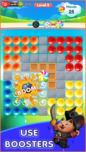 Kitty Bubble : Puzzle pop game screenshot