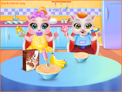 Kitty Care Twin Baby Game screenshot