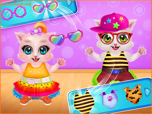 Kitty Care Twin Baby Game screenshot