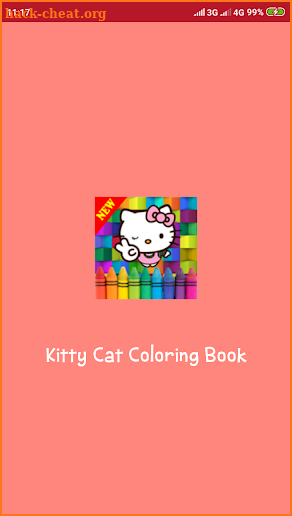 Kitty Cat Coloring Book screenshot