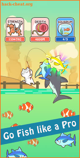 Kitty Fishing screenshot