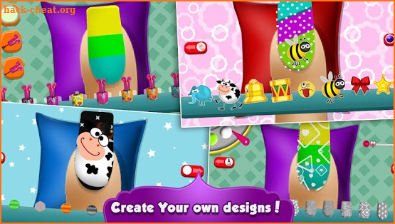 Kitty Nail Salon - Nail Art Design & Coloring Game screenshot
