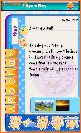 Kittycorn Diary (with password) screenshot