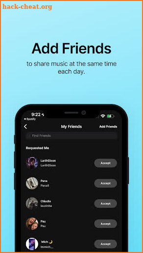 Kiwi - music with friends screenshot