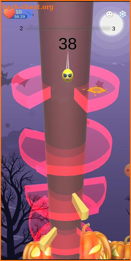 Kiwi Tower Helix Jump - Helix Crush screenshot
