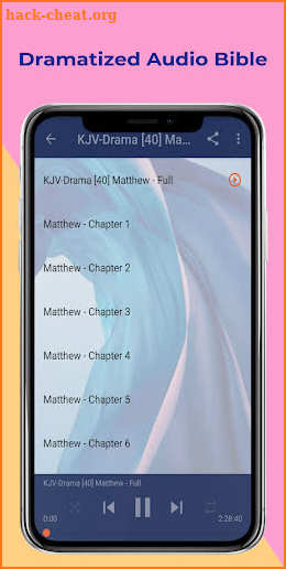 KJV Bible Audio App - Dramatized & Voice Only screenshot