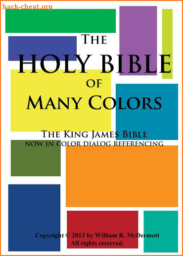 KJV Bible of Many Colors Study Guide screenshot