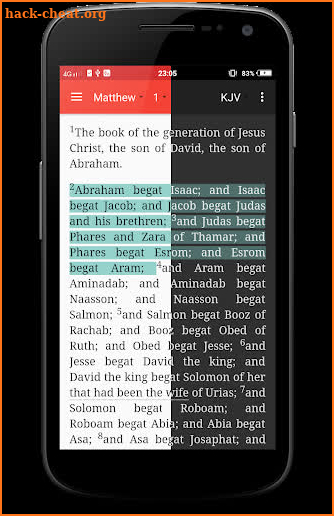 KJV Bible Offline screenshot