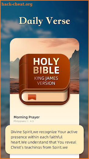 KJV Holy Bible - Verse+Audio screenshot