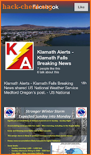 Klamath Alerts screenshot