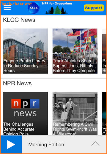 KLCC Public Radio App screenshot