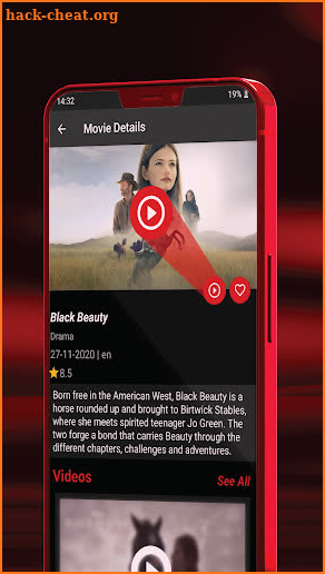klede- tv shows&movies tracker screenshot