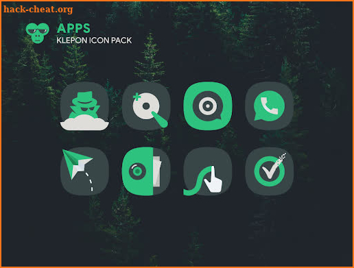 Klepon: Dark Icon Pack screenshot