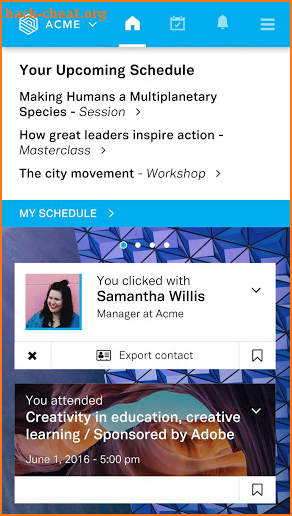 klik Event App screenshot